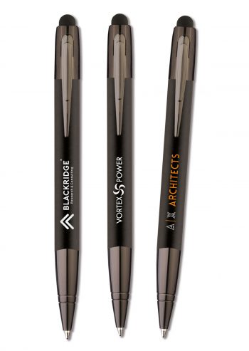 Black Monza - Touch Stylus Ballpen by Inovo Design
